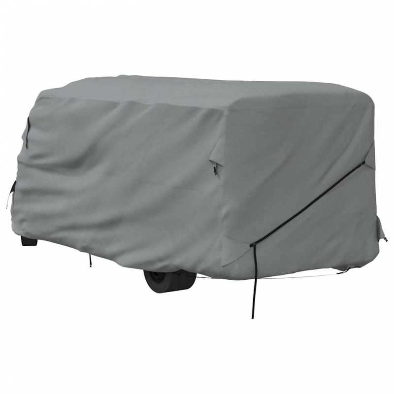 Schutzhülle für Wohnmobil Grau 660x235x275 cm Vliesstoff
