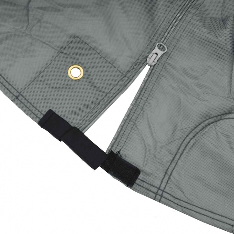 Schutzhülle für Wohnmobil Grau 660x235x275 cm Vliesstoff