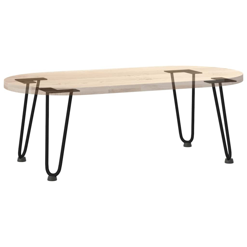 Haarnadelbeine 4 Stk. Schwarz 30 cm Massivstahl