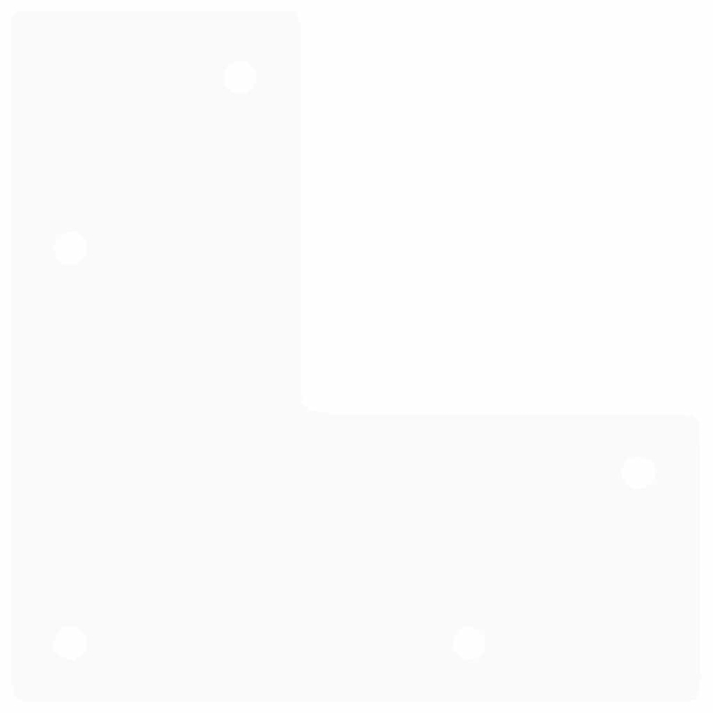 Haarnadelbeine 4 Stk. Weiß 30 cm Massivstahl