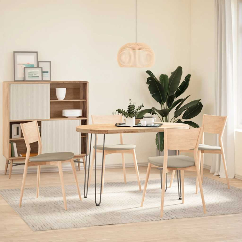 Haarnadelbeine 4 Stk. Naturstahl 72 cm Massivstahl