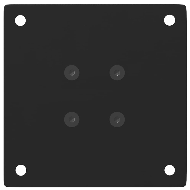 Couchtischbeine 4 Stk. Schwarz 42-44 cm Stahl