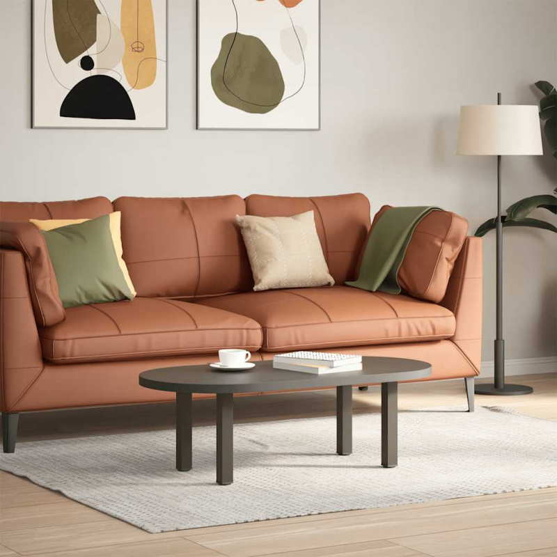 Couchtischbeine 4 Stk. Naturstahl 42-44 cm Stahl