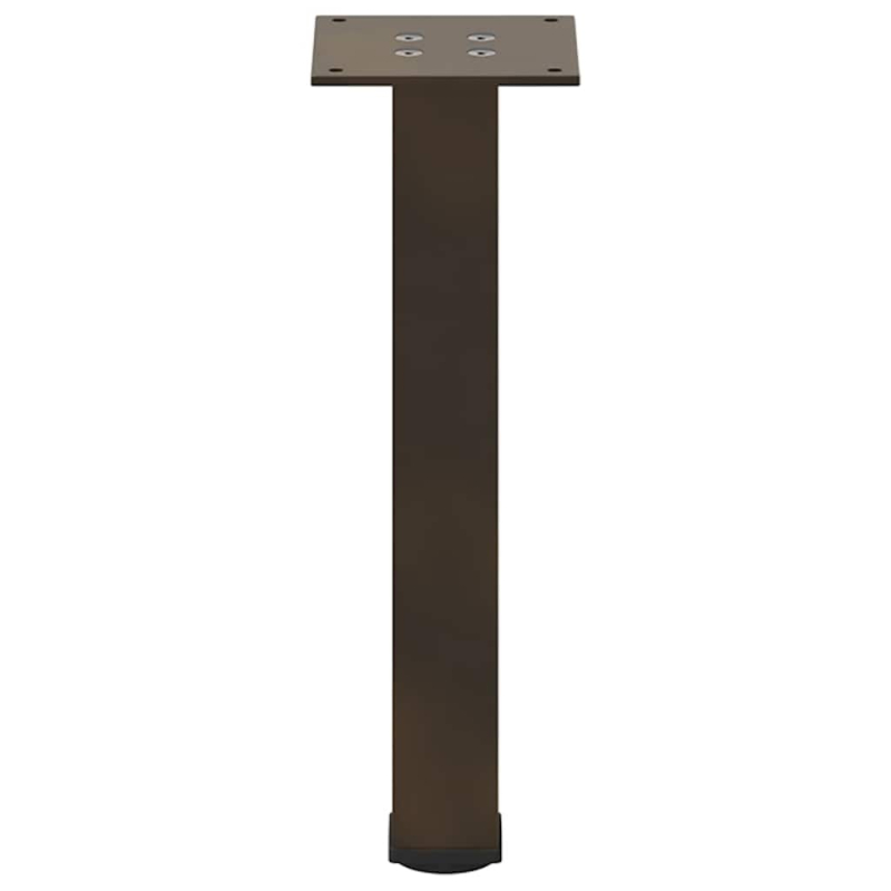 Couchtischbeine 4 Stk. Naturstahl 42-44 cm Stahl