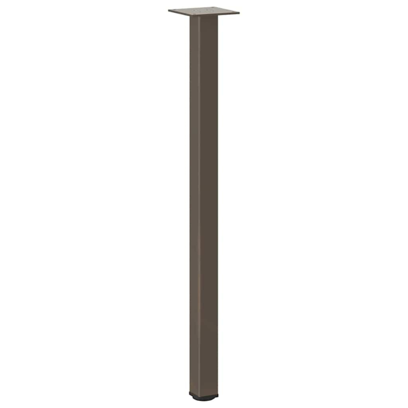 Couchtischbeine 4 Stk. Naturstahl 72-74 cm Stahl