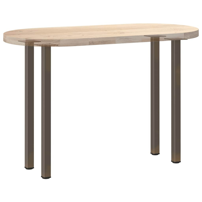 Couchtischbeine 4 Stk. Naturstahl 72-74 cm Stahl