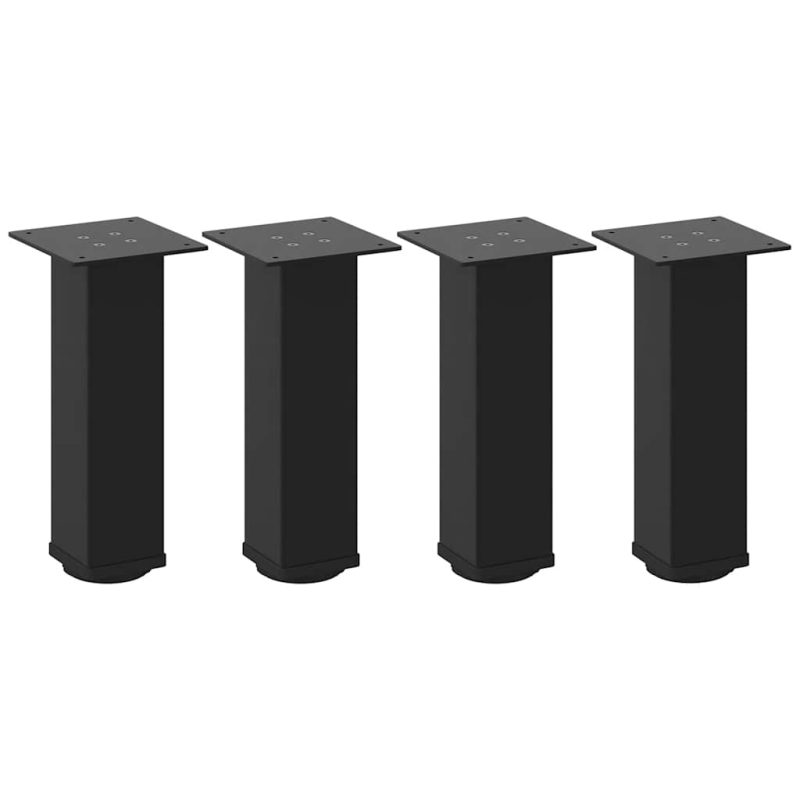 Couchtischbeine 4 Stk. Schwarz 30-32 cm Stahl