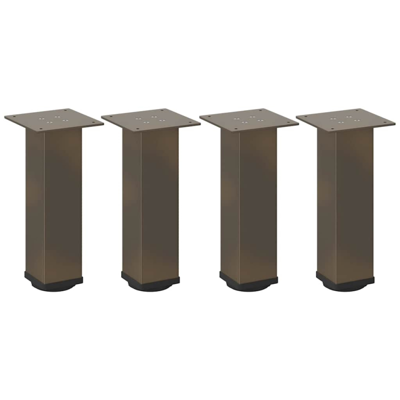 Couchtischbeine 4 Stk. Naturstahl 30-32 cm Stahl