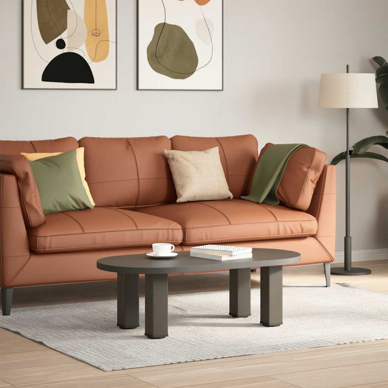 Couchtischbeine 4 Stk. Naturstahl 42-44 cm Stahl
