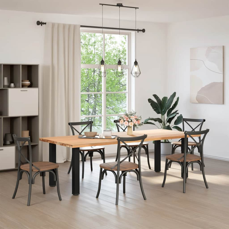 Couchtischbeine 4 Stk. Schwarz 72-74 cm Stahl