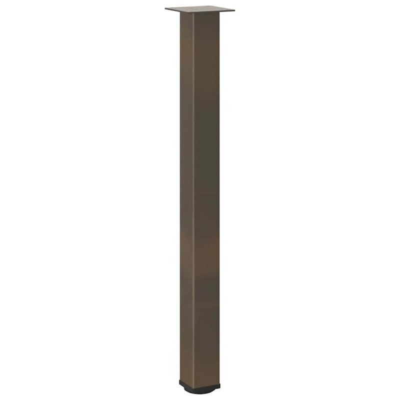 Couchtischbeine 4 Stk. Naturstahl 90-92 cm Stahl