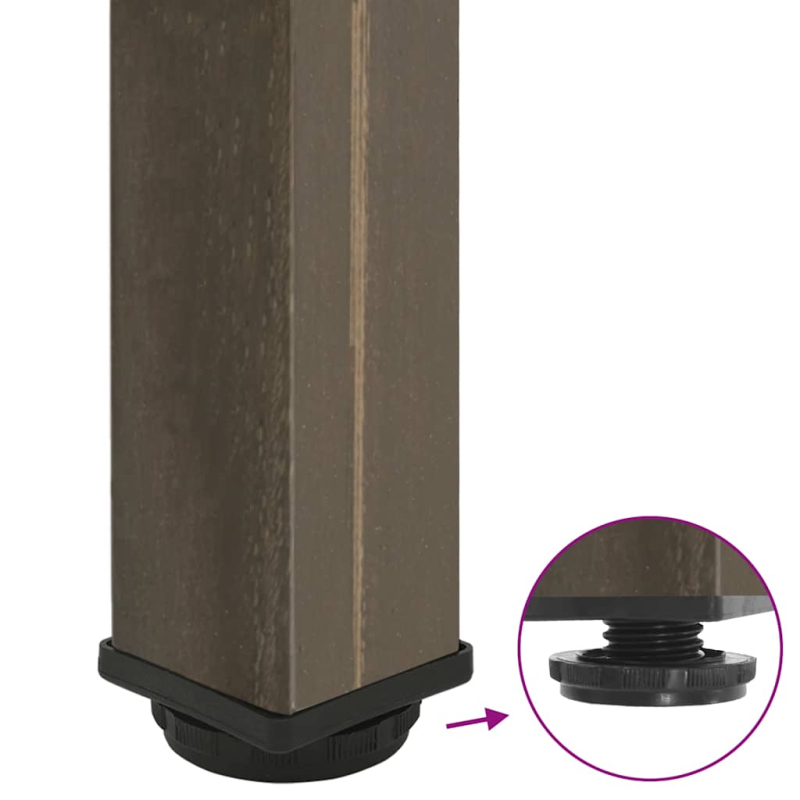 Couchtischbeine 4 Stk. Naturstahl 90-92 cm Stahl