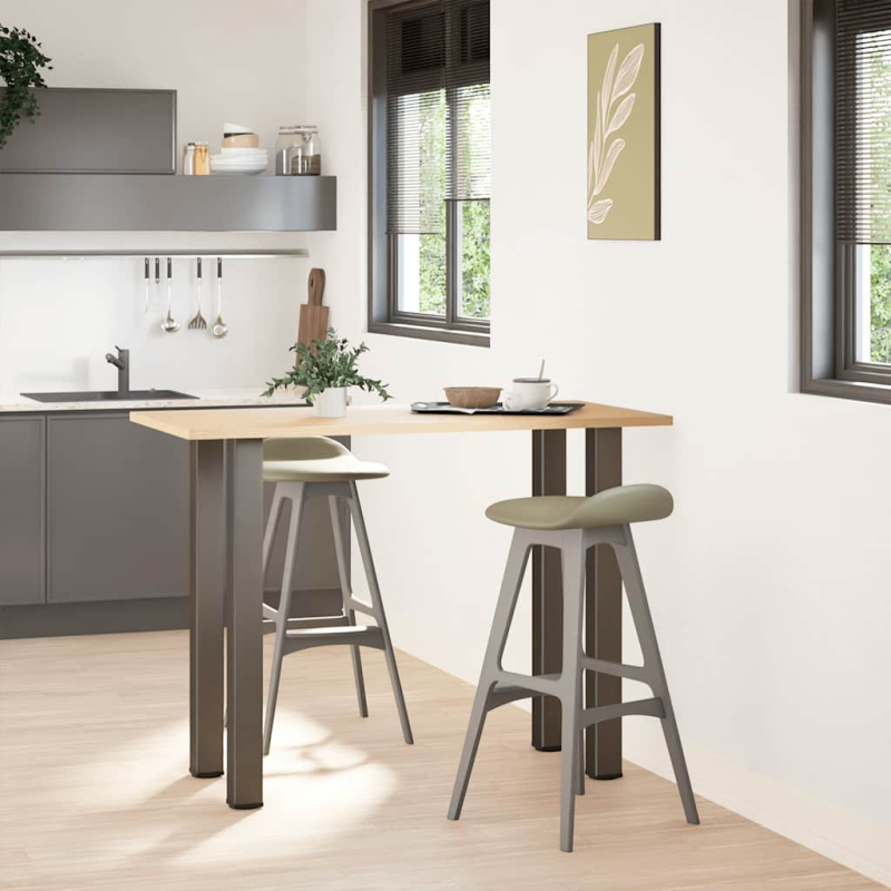 Couchtischbeine 4 Stk. Naturstahl 100-102 cm Stahl