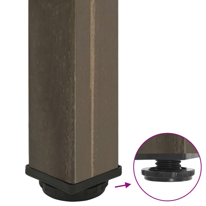 Couchtischbeine 4 Stk. Naturstahl 100-102 cm Stahl