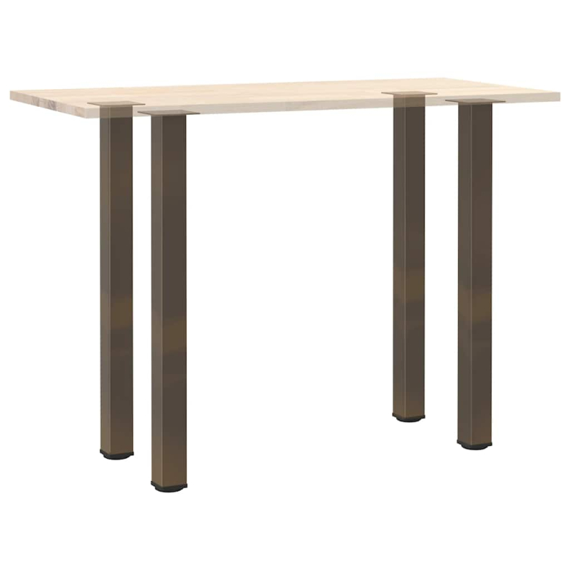 Couchtischbeine 4 Stk. Naturstahl 110-112 cm Stahl