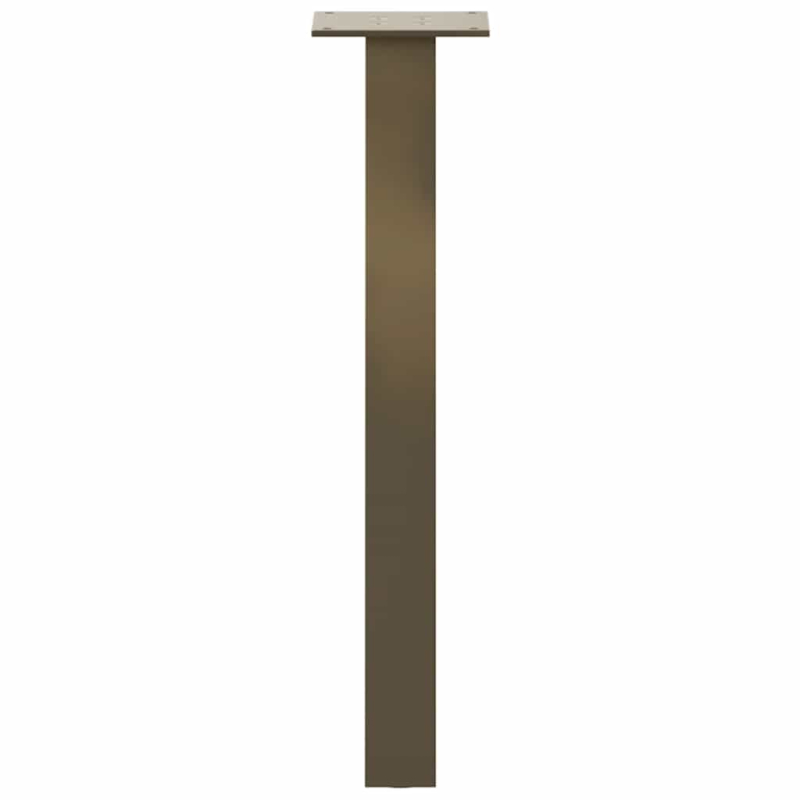 Couchtischbeine 4 Stk. Naturstahl 42 cm Stahl