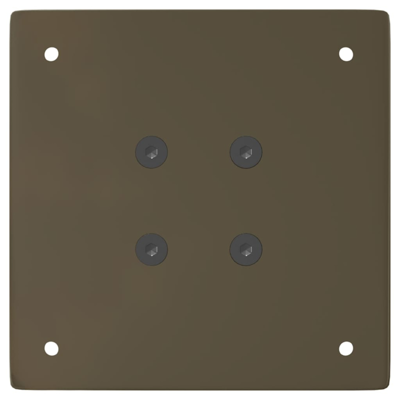 Couchtischbeine 4 Stk. Naturstahl 30 cm Stahl