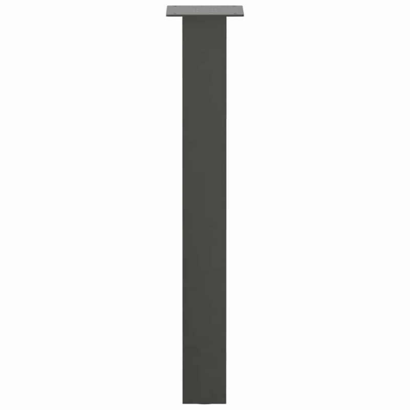 Couchtischbeine 4 Stk. Anthrazit 72 cm Stahl