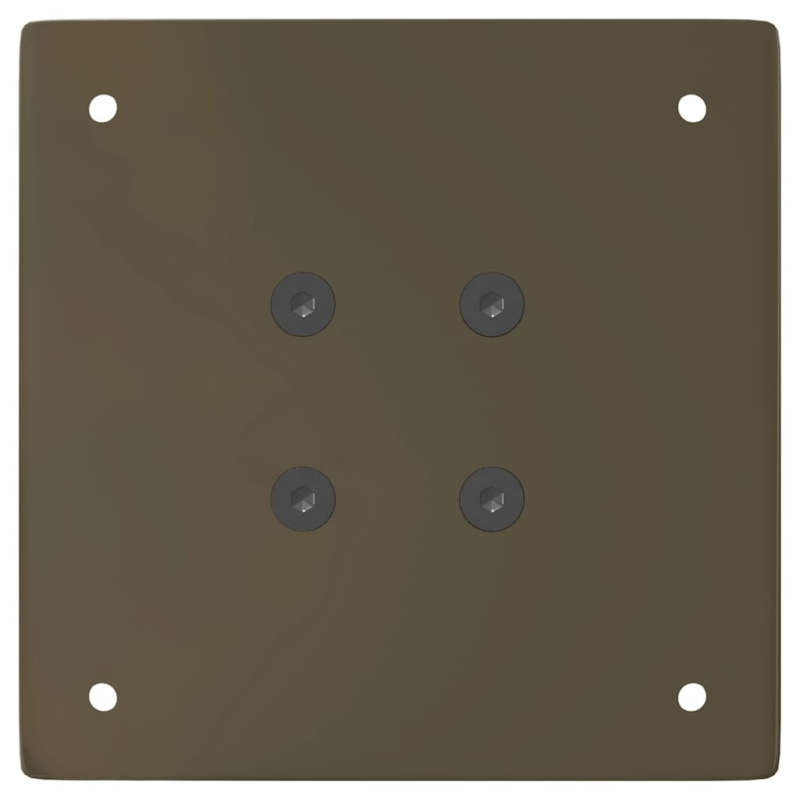 Couchtischbeine 4 Stk. Naturstahl 72 cm Stahl