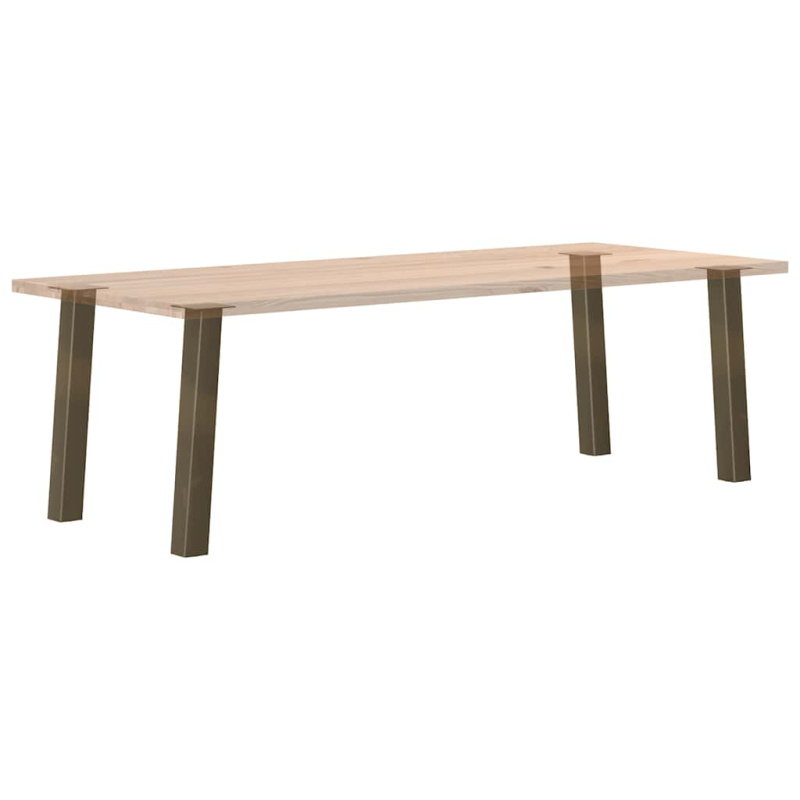 Couchtischbeine 4 Stk. Naturstahl 72 cm Stahl