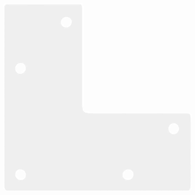 Couchtischbeine Konische Form 4 Stk. Weiß 72-73 cm Stahl