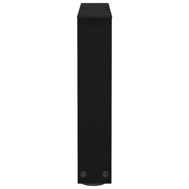 Esstischbeine V-Form 2 Stück Schwarz 40x(30-31,3) cm Stahl