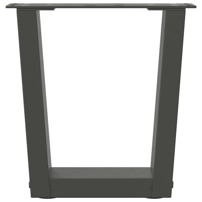 Esstisch Beine V-Form 2 Stück Anthrazit 40x(30-31,3) cm Stahl
