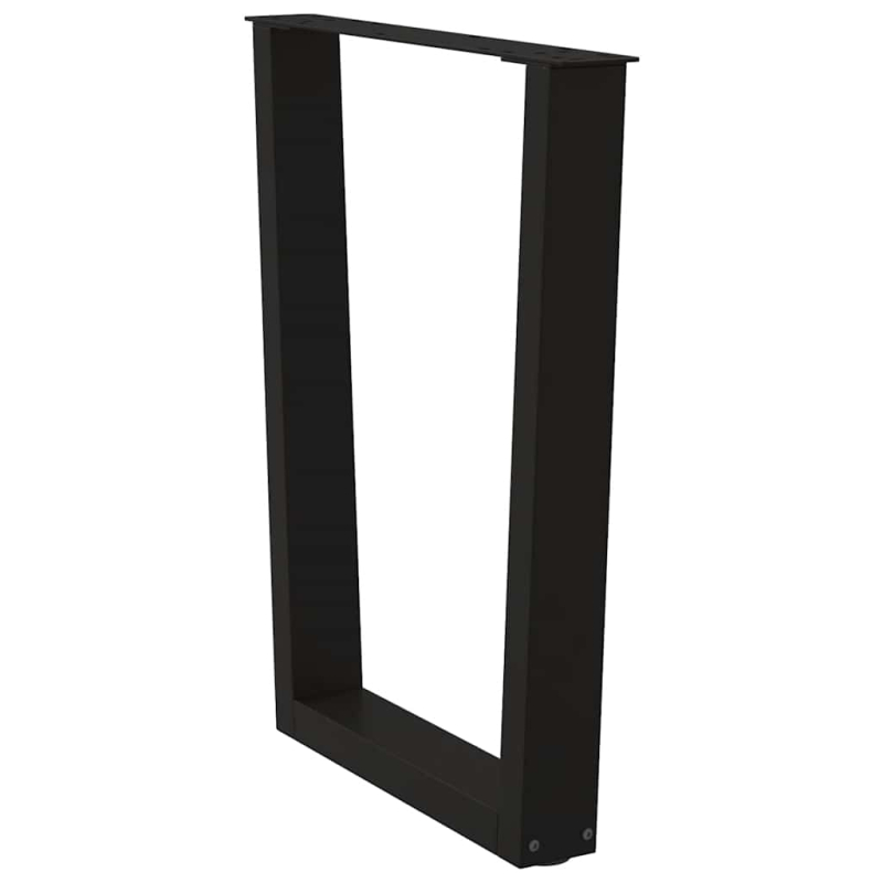 Esstisch Beine V-Form 3 Stück Schwarz 70x(72-73,3) cm Stahl