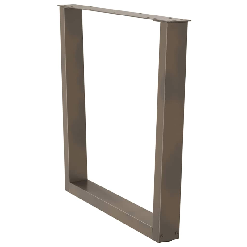 Esstisch Beine V-Form 3 Stück Naturstahl 90x(72-73,3) cm Stahl