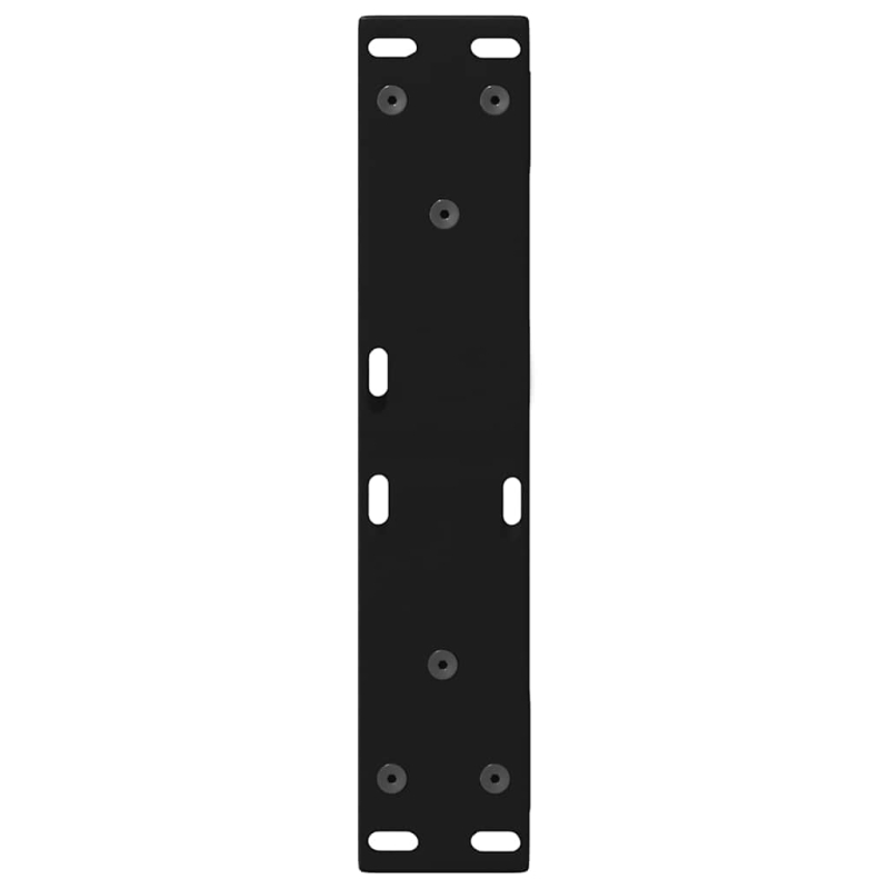 Couchtischbeine 2 Stk. Schwarz 40x(30-31,3) cm Stahl