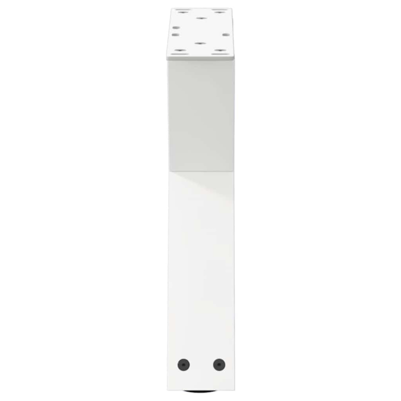 Couchtischbeine 2 Stk. Weiß 40x(30-31,3) cm Stahl