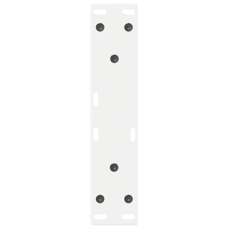 Couchtischbeine 2 Stk. Weiß 28x(42-43,3) cm Stahl