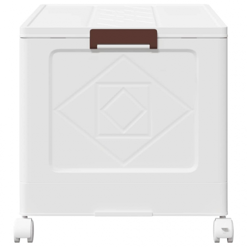 Aufbewahrungsbox mit Rädern Stapelbar 75 L 64x40x41 cm