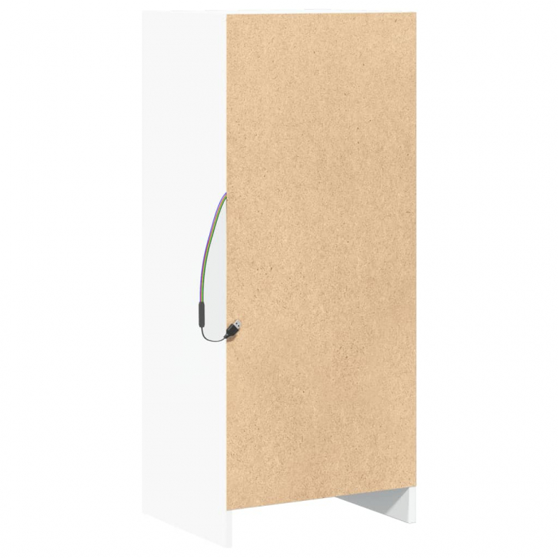 LED-Sideboard Weiß 42,5x34x100 cm Holzwerkstoff