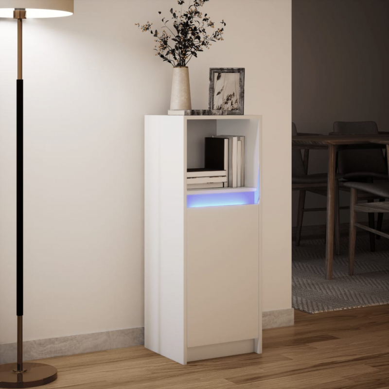 LED-Sideboard Weiß 38x34x100 cm Holzwerkstoff