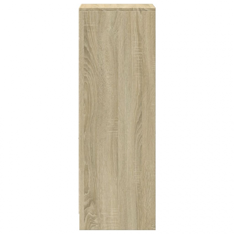 LED-Sideboard Sonoma-Eiche 38x34x100 cm Holzwerkstoff