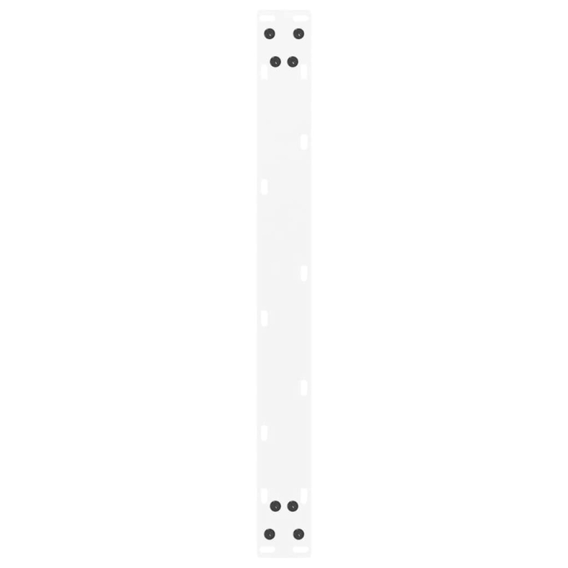 Couchtischbeine U-Form 2 Stk. Weiß 70x(30-31) cm Stahl