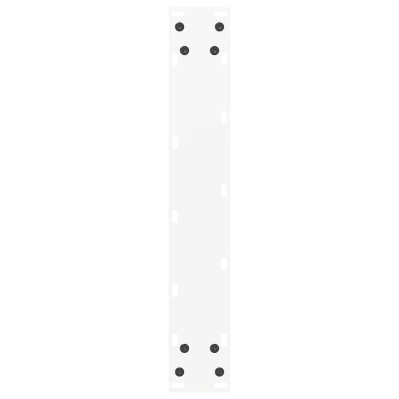 Couchtischbeine U-Form 2 Stk. Weiß 50x(90-91) cm Stahl