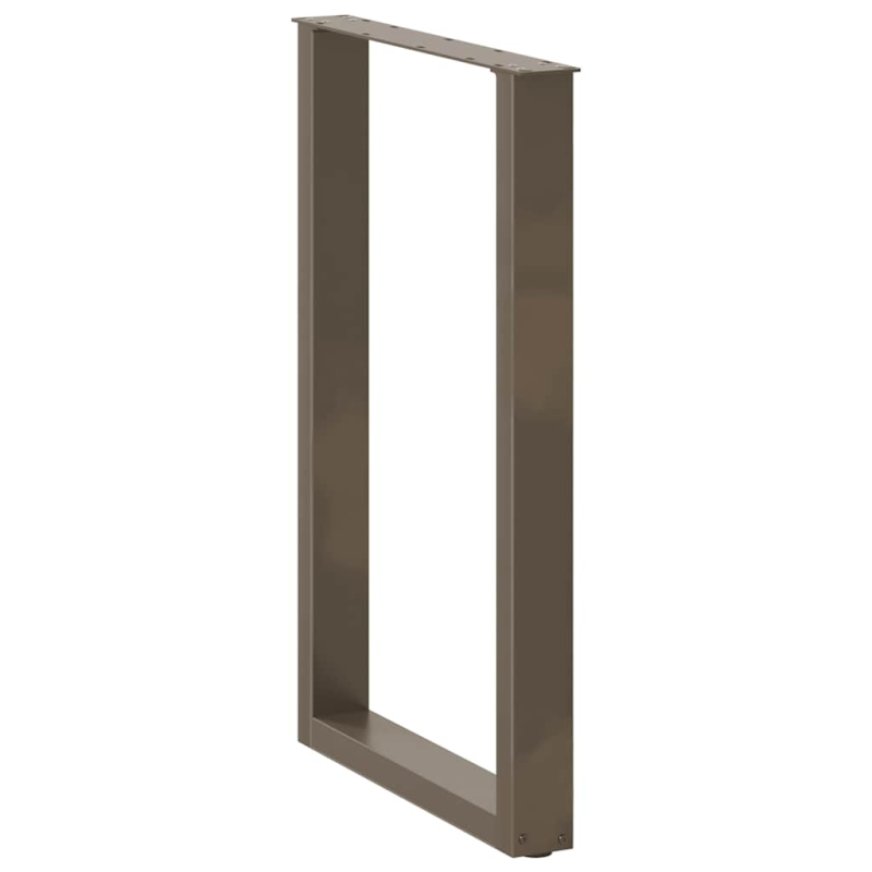 Couchtischbeine U-Form 2 Stk. Naturstahl 60x(90-91) cm Stahl