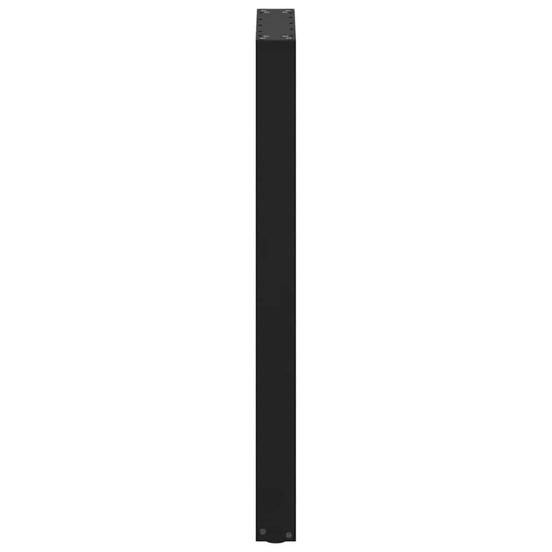 Couchtischbeine U-Form 2 Stk. Schwarz 50x(100-101) cm Stahl