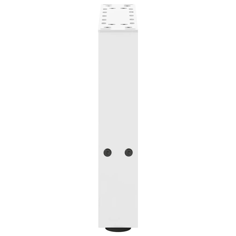 Couchtischbeine Weiß 2 Stk. 40x(30-31) cm Stahl