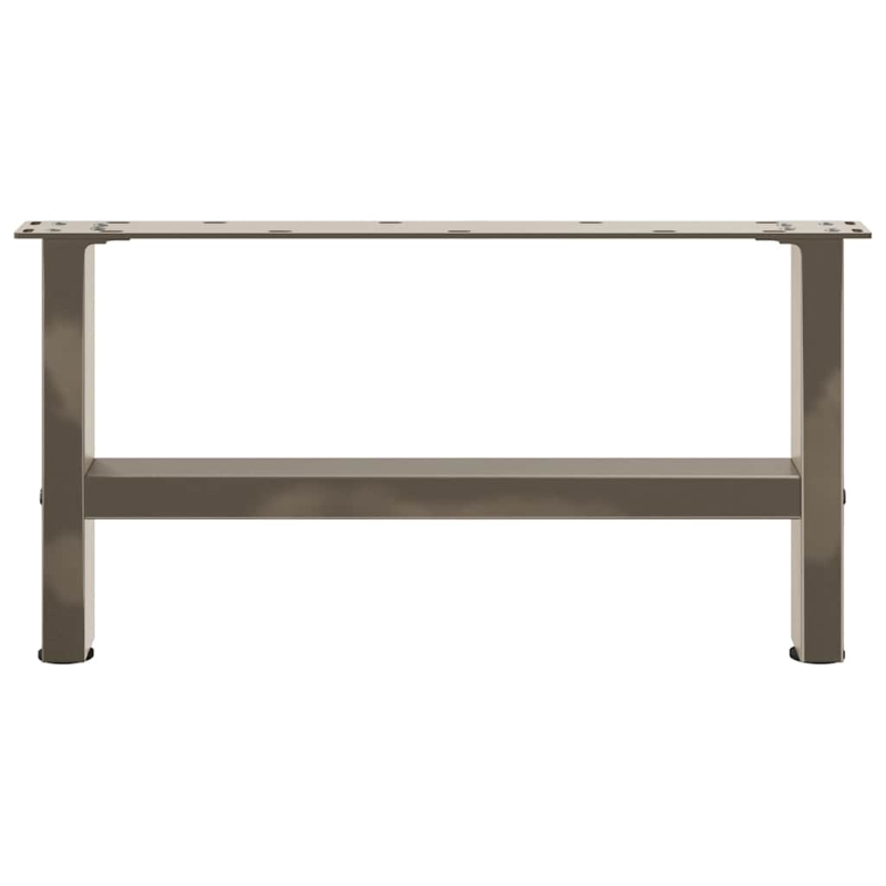 Couchtischbeine Naturstahl 2 Stk. 60x(30-31) cm Stahl