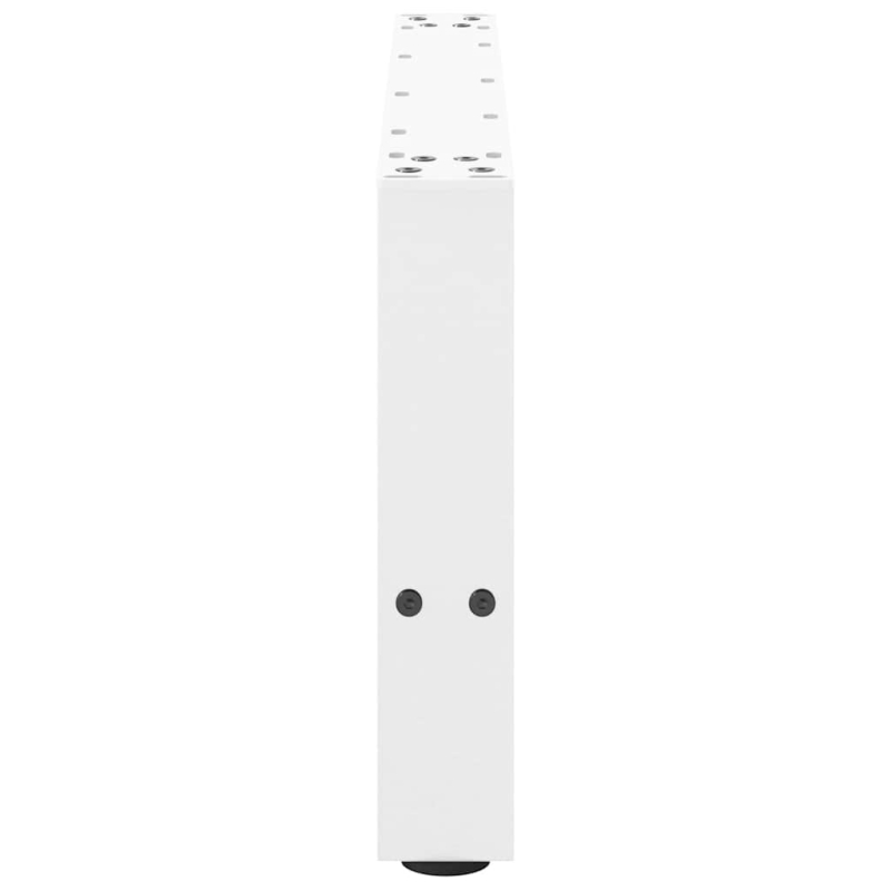 Couchtischbeine Weiß 2 Stk. 70x(30-31) cm Stahl