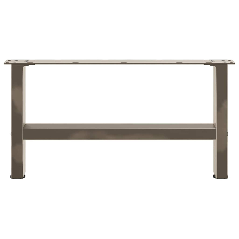 Couchtischbeine Naturstahl 2 Stk. 70x(30-31) cm Stahl