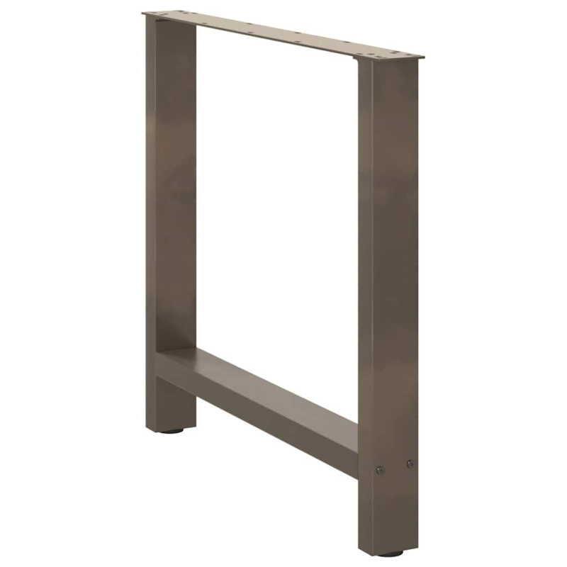 Couchtischbeine Naturstahl 2 Stk. 70x(72-73) cm Stahl