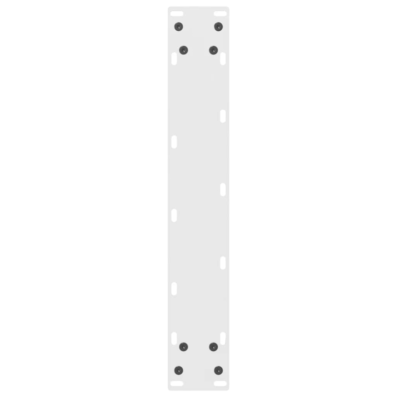 Couchtischbeine Weiß 2 Stk. 40x(90-91) cm Stahl