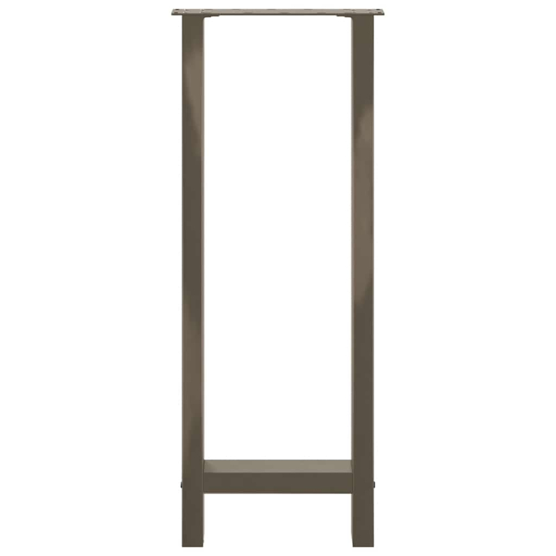 Couchtischbeine Naturstahl 2 Stk. 40x(100-101) cm Stahl