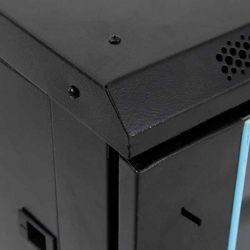 22U Netzwerkschrank 19 IP20 Schwarz 60x60x120 cm