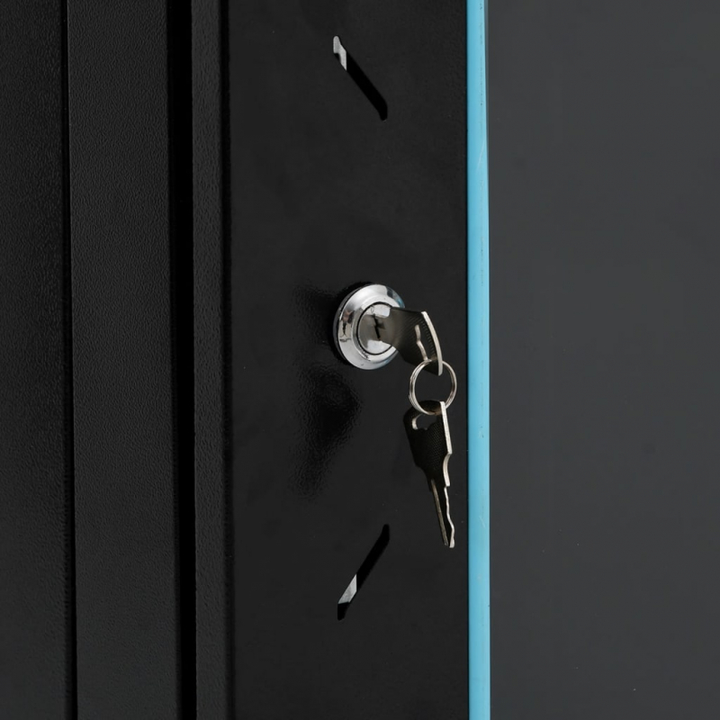 22U Netzwerkschrank 19 IP20 Schwarz 60x60x120 cm