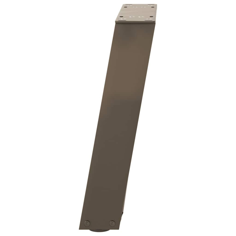 Couchtischbeine U-Form 2 Stk. Naturstahl 28x(42-43) cm Stahl